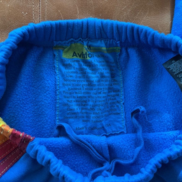 Aviator Nation Blaze 4 Sweatpants in Ocean - Picture 3 of 5